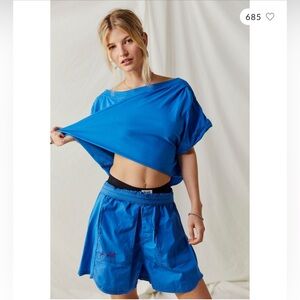 ✨NWT Free People Perfect Pima Boxer Set